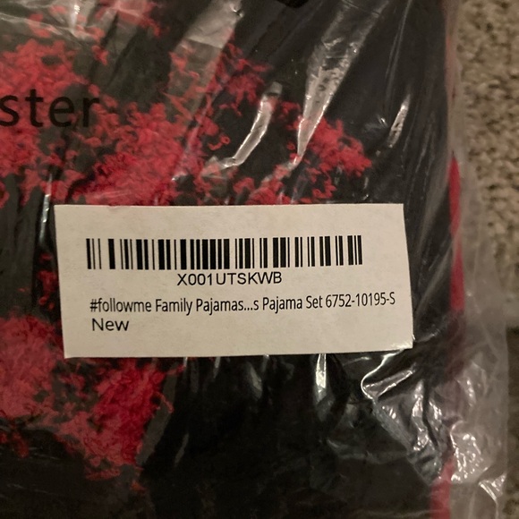 NWT FOLLOW ME Pajama Set with Matching Socks - Picture 4 of 5
